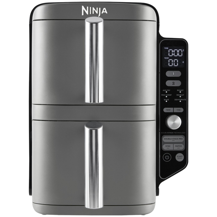 Ninja Double Stack XL SL400UK 9.5L Air Fryer - Grey 0