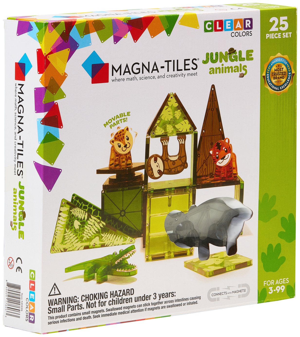 Magna-Tiles Jungle 25 Pieces Set