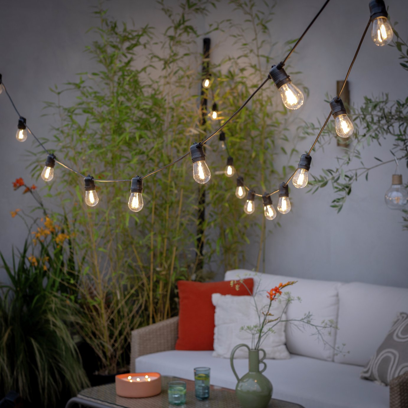 Habitat 30 Warm White Bulb String Light 