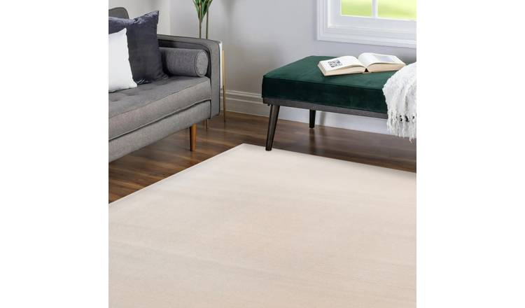 Homemaker Adorn Plain Rug - 120x170cm - Natural