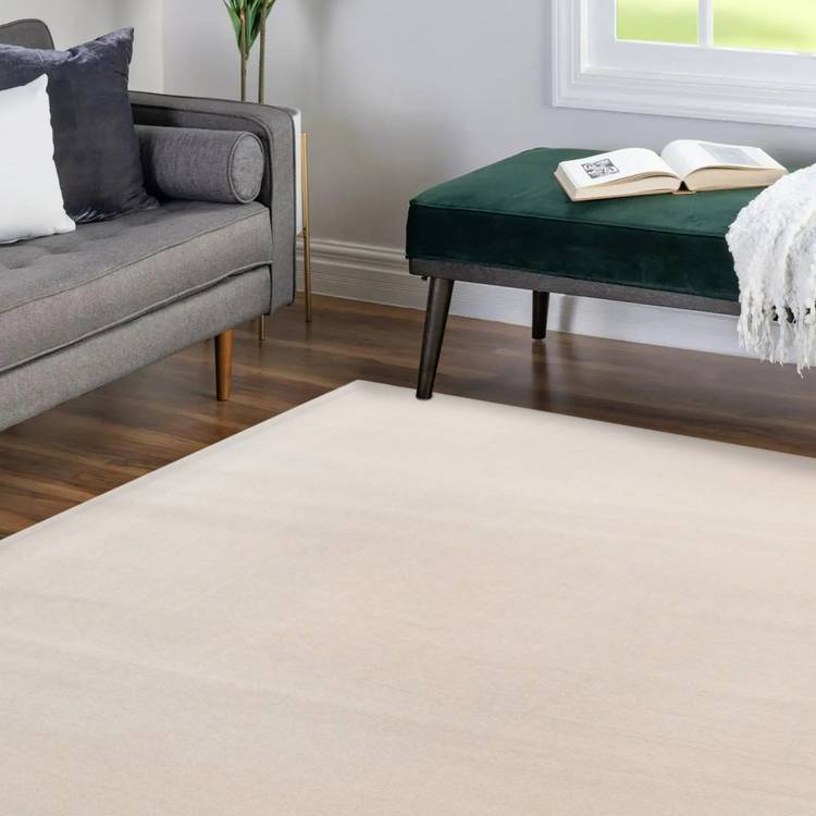 Homemaker Adorn Plain Natural Cut Pile Rug - 230x160cm 0