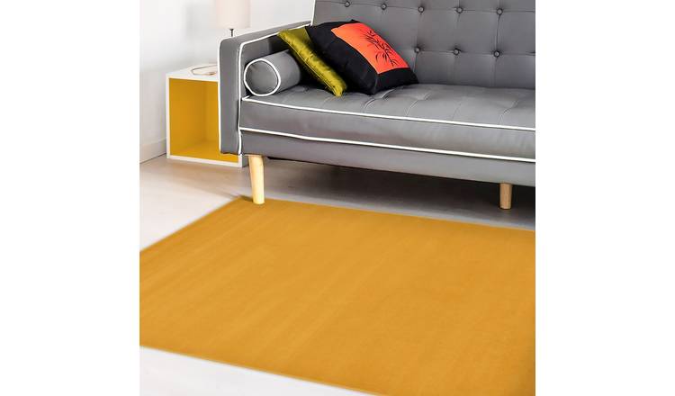 Homemaker Adorn Plain Rug - 120x170cm - Ochre