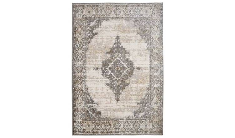 Homemaker Cadiz Border Rug - 160x230cm - Natural