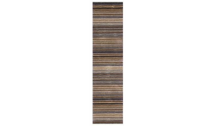 Homemaker Skinny Stripe Natural Wool Runner - 60x230cm