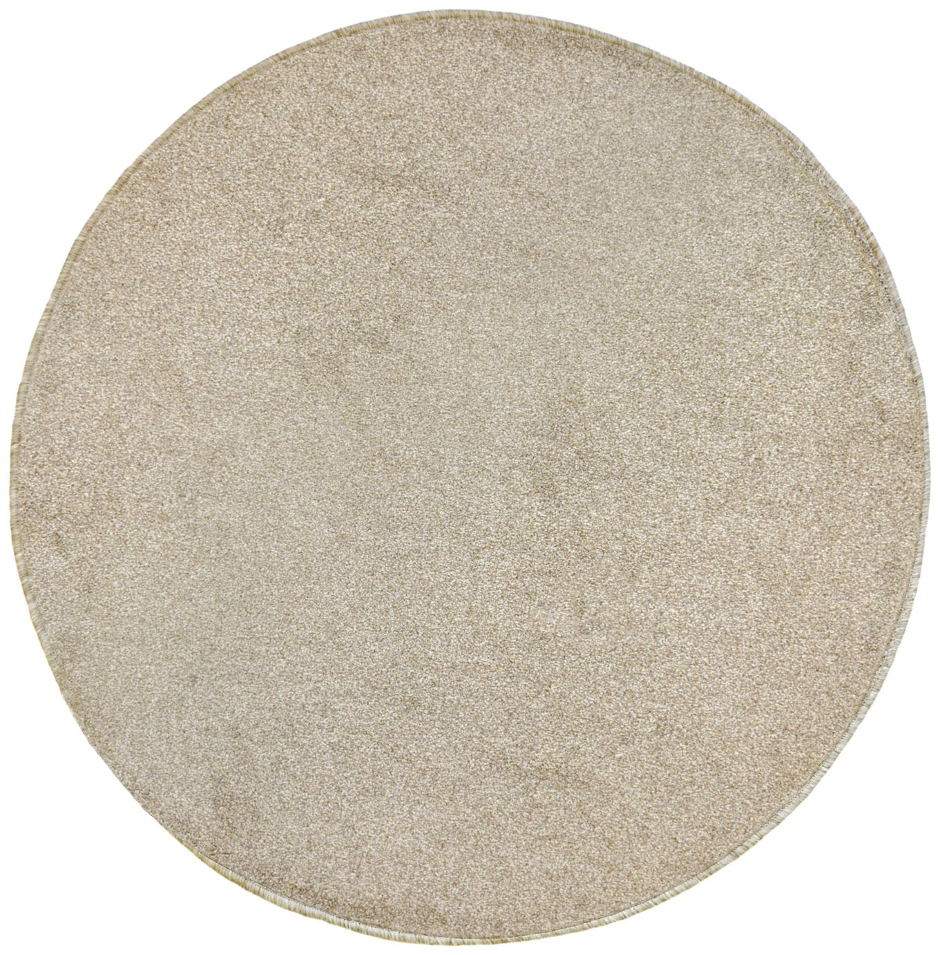 Homemaker Relay Plain Natural Round Rug - 133cm