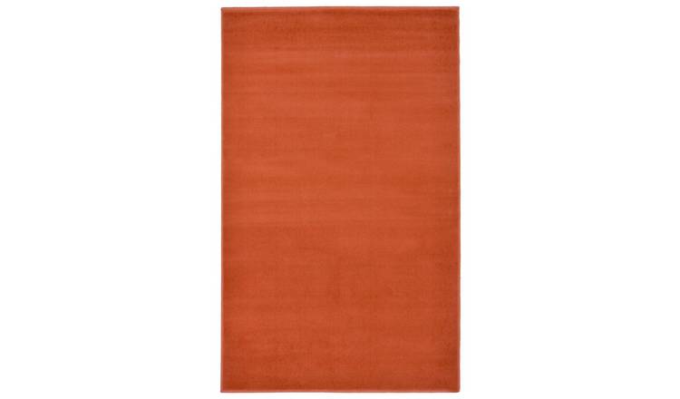 Homemaker Adorn Plain Rug - 120x170cm - Terracotta