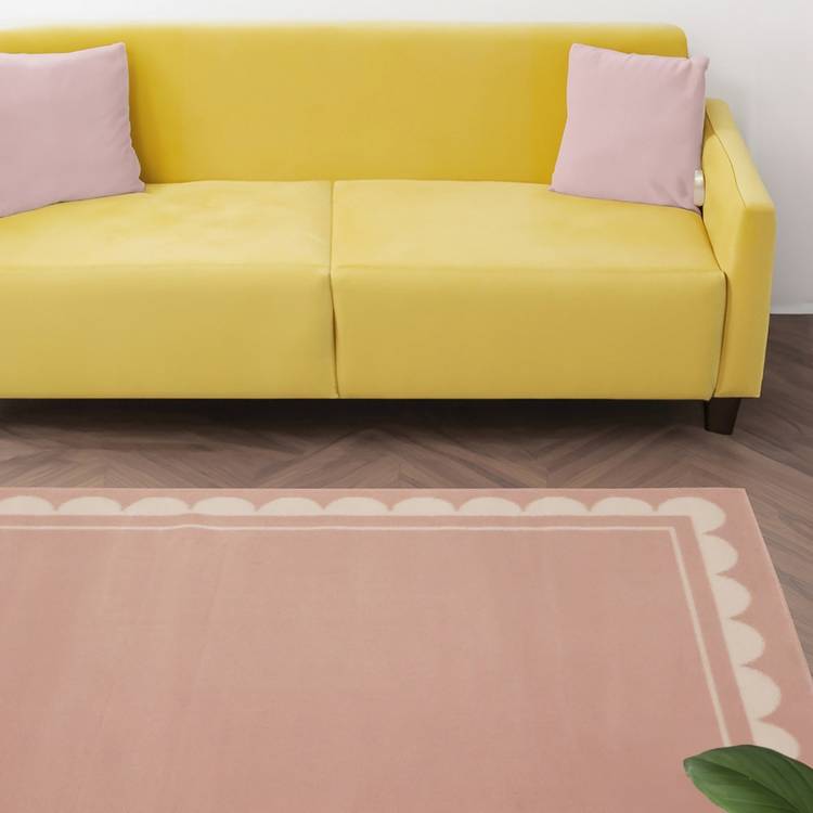 Homemaker Maestro Scallop Rug - 120x170cm - Pink 0