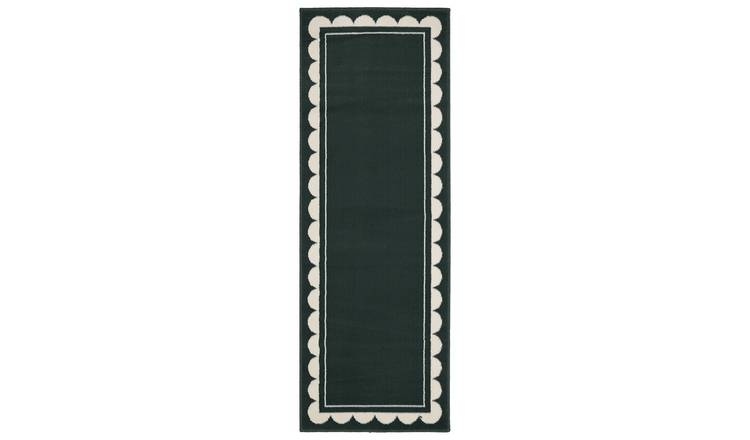Homemaker Maestro Scallop Runner - 67x200cm - Green