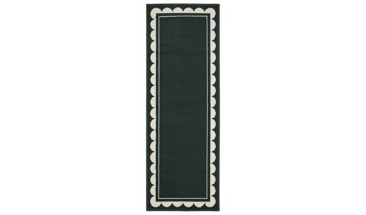 Homemaker Maestro Scallop Runner - 60x200cm - Green