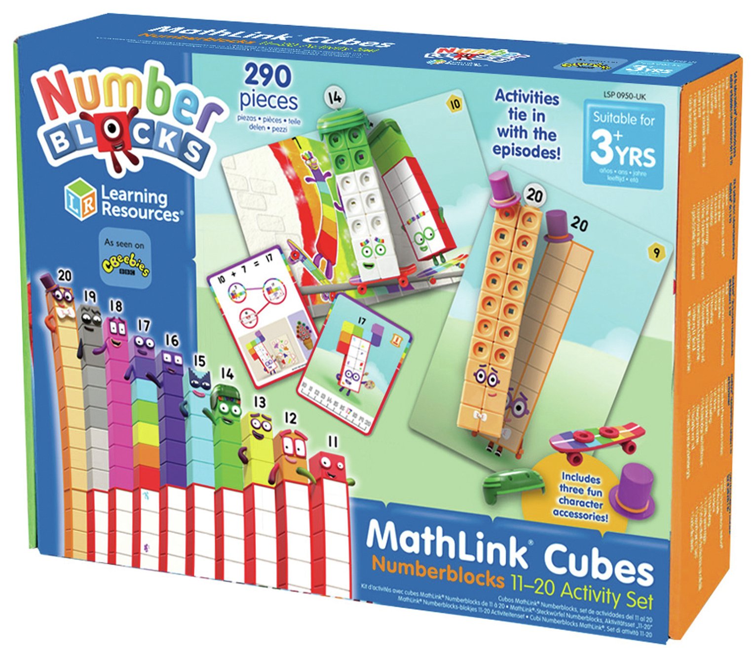 Learning Resources 11-20 Numberblocks Activity Set review