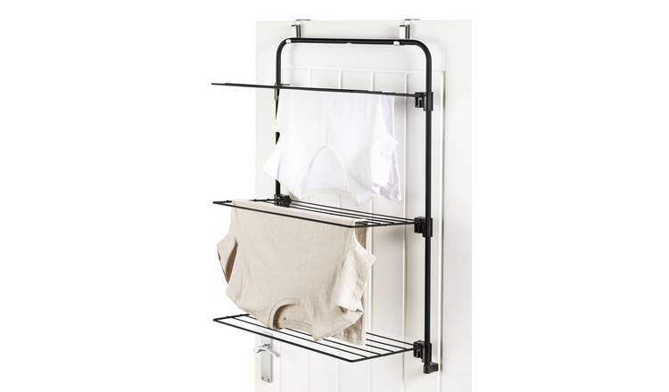 Buy Argos Home 11m Over the Door Clothes Indoor Airer Black Clothes airers Argos