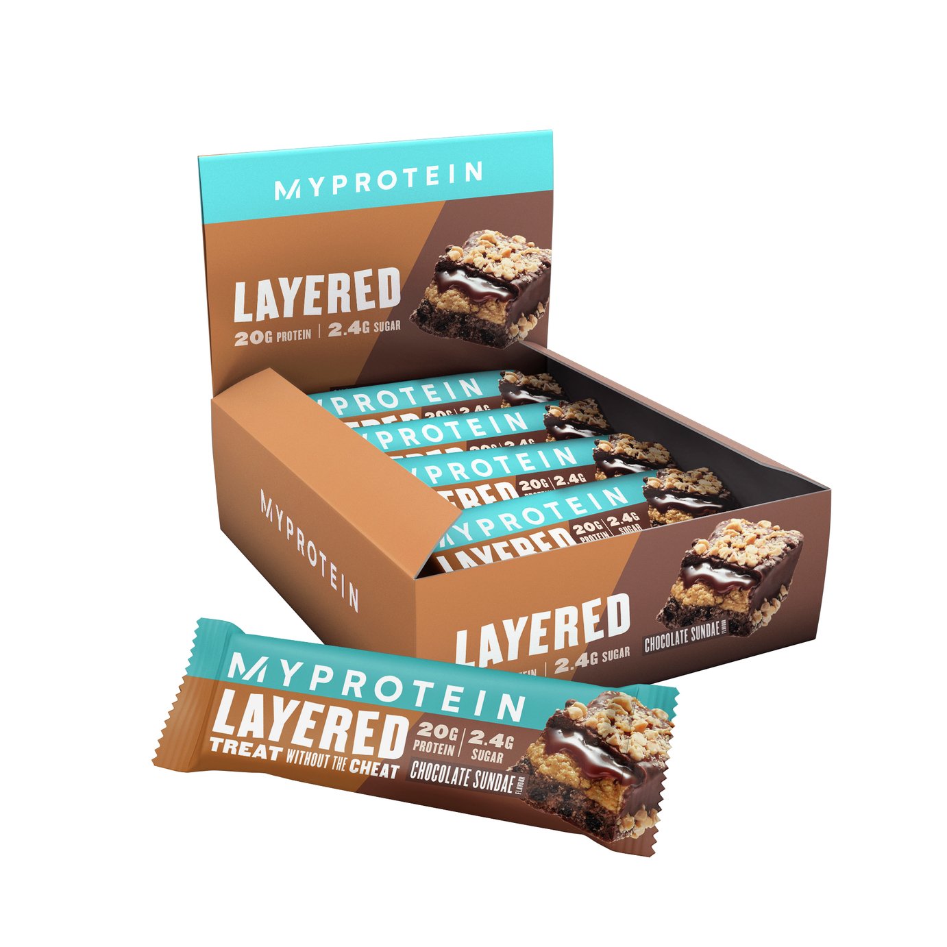 Myprotein Chocolate Sundae Layered Snack Bars x 12 Review