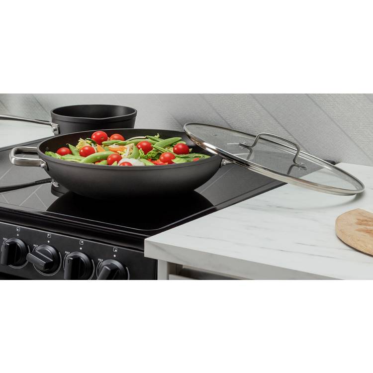 Habitat 30cm Hard Anodised Aluminium Double Handled Wok 0