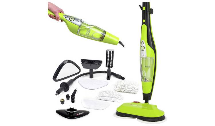 H2O HD 8-in-1 Dual Buff Handheld Steam Cleaner