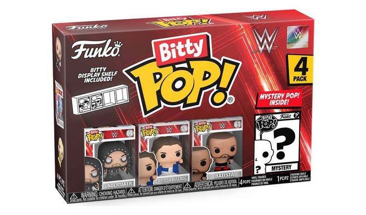 Funko Bitty POP WWE Undertaker Figure-Pack of 4