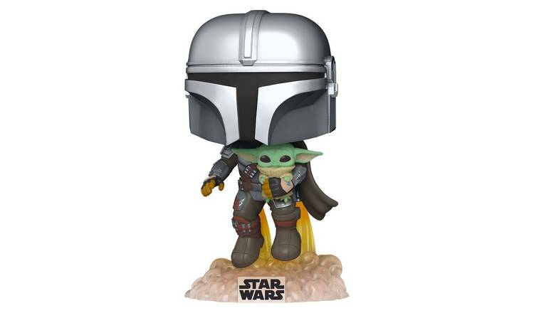 Funko POP Star Wars The Mandalorian Flying with Jet Pack