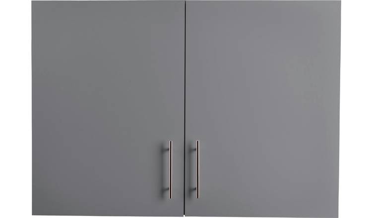 Argos Home Athina 1000mm Fitted Kitchen Wall Unit - Grey