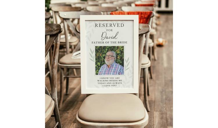 Personalised Message Reserved For Memorial Framed Print - A3