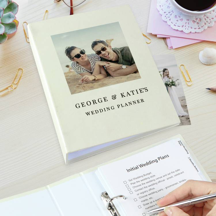 Personalised Message Photo Wedding Planner 0