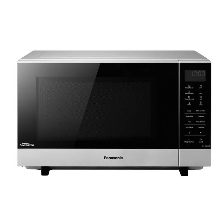 Panasonic 1000W Standard Flatbed Microwave NN-SF464M Silver 0
