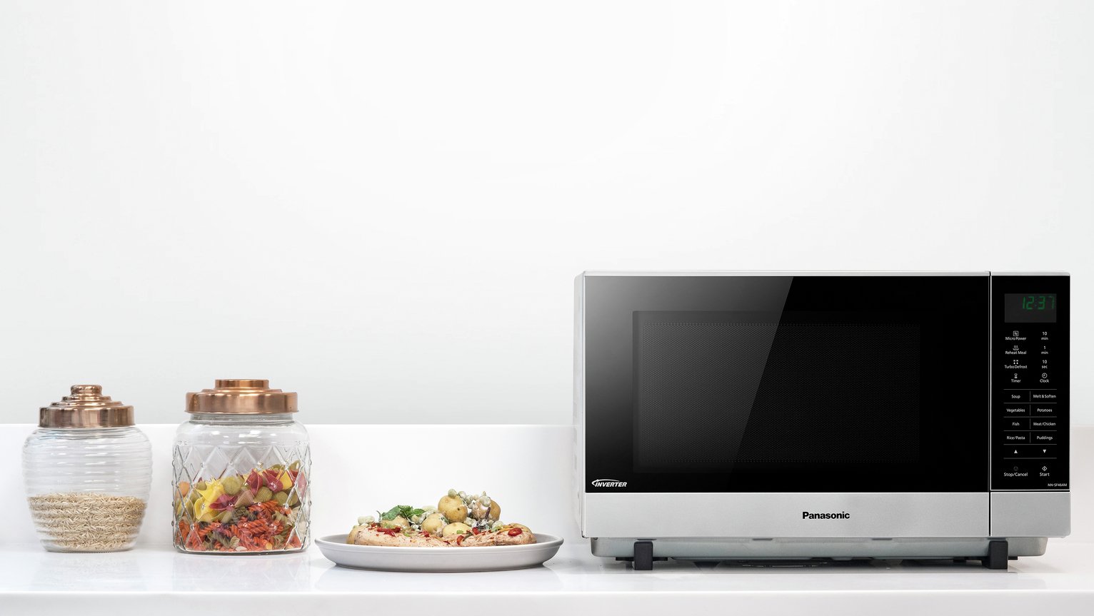 Panasonic NNSF464M 1000W Flatbed Standard MicrowaveSS Reviews