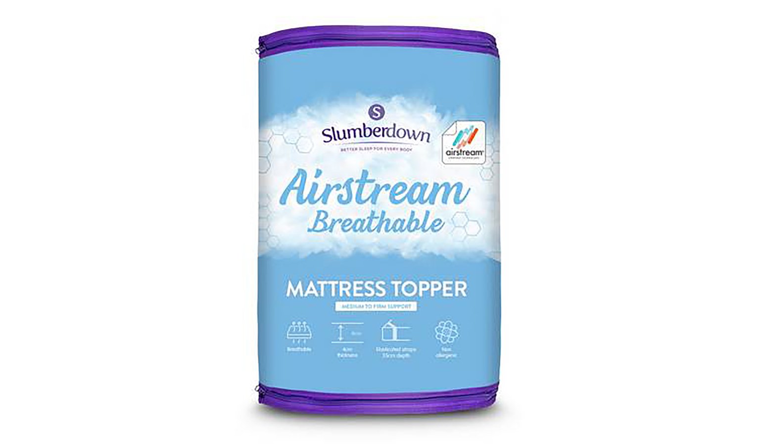 slumberdown mattress topper double