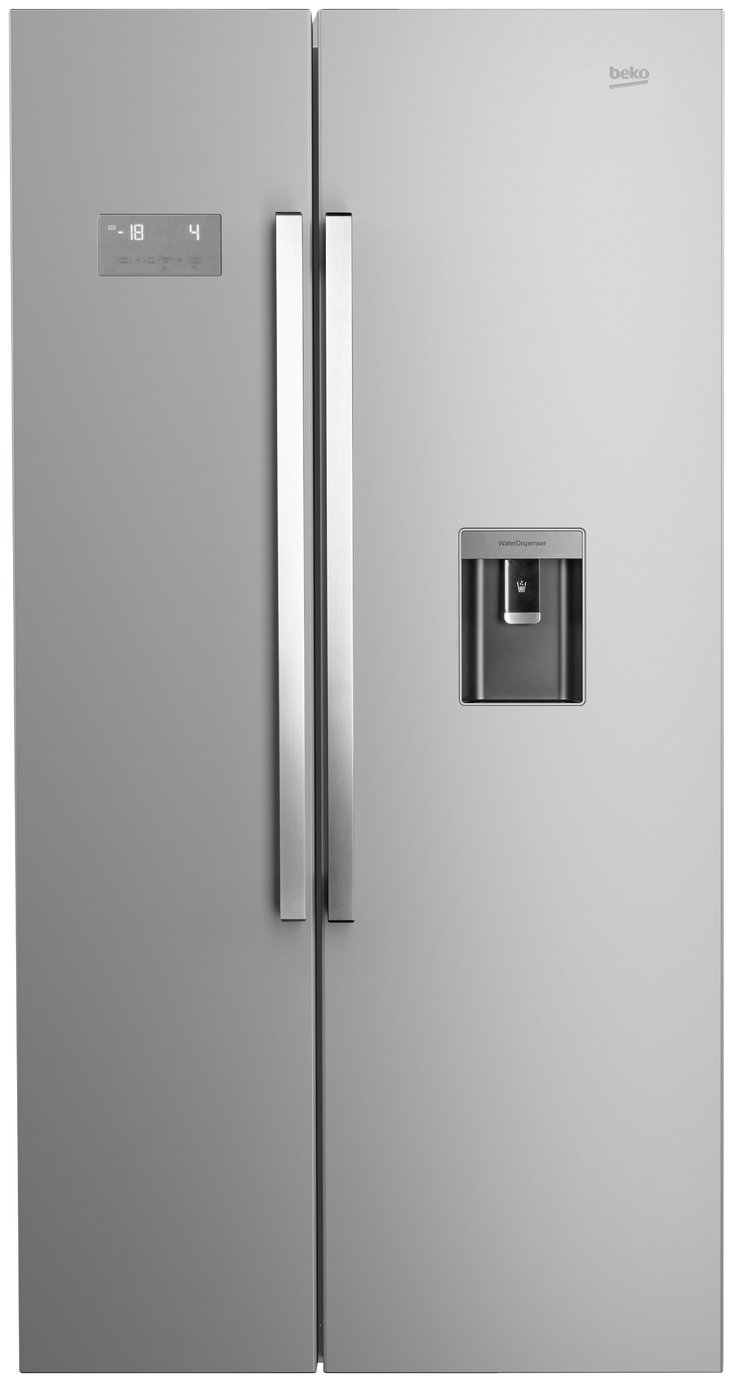 Beko ASD241X American Fridge Freezer - Stainless Steel