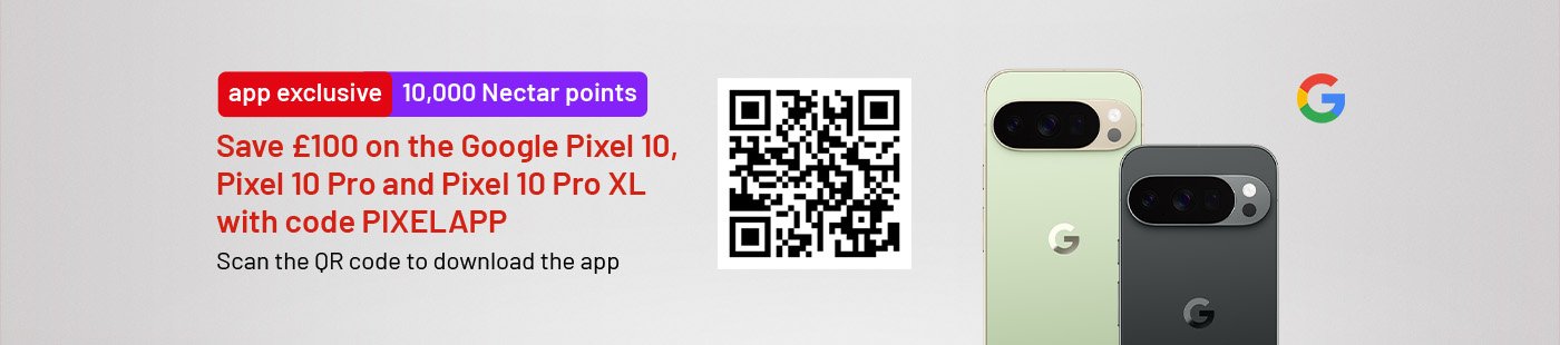 Save £100 on the Google Pixel 10, Pixel 10 Pro & Pixel 10 Pro XL with code PIXELAPP.Scan the QR code to Download the app.