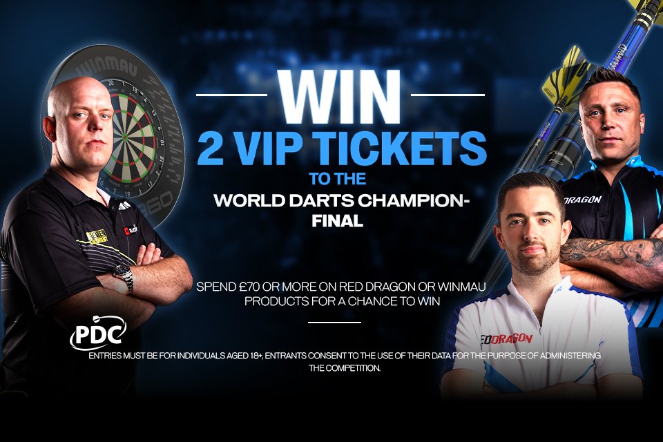 Win 2 VIP tickets to the world darts champion final.
