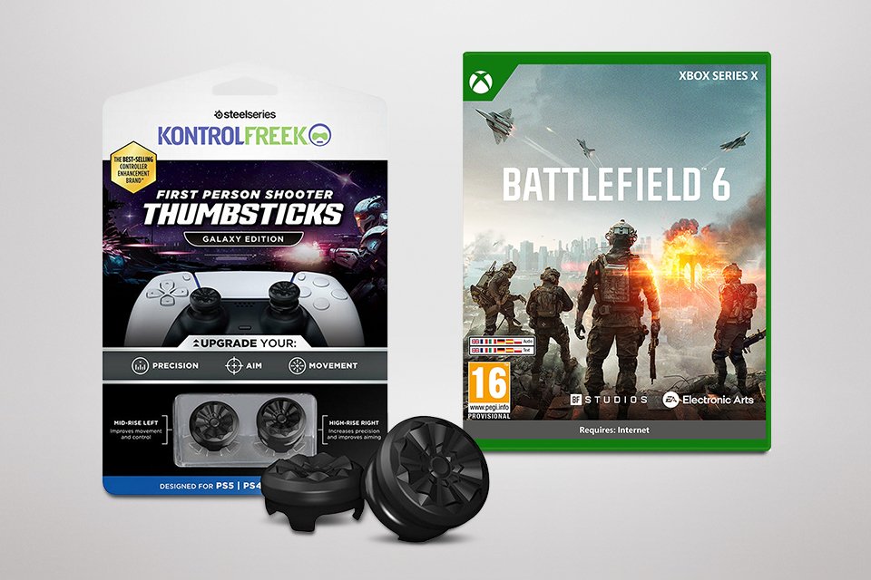 Buy selected Xbox games and save £5 on Kontrolfreek Xbox thumb grips.