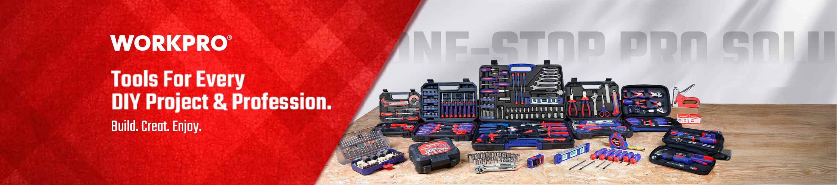 Workpro. Tools for every DIY project and profession.