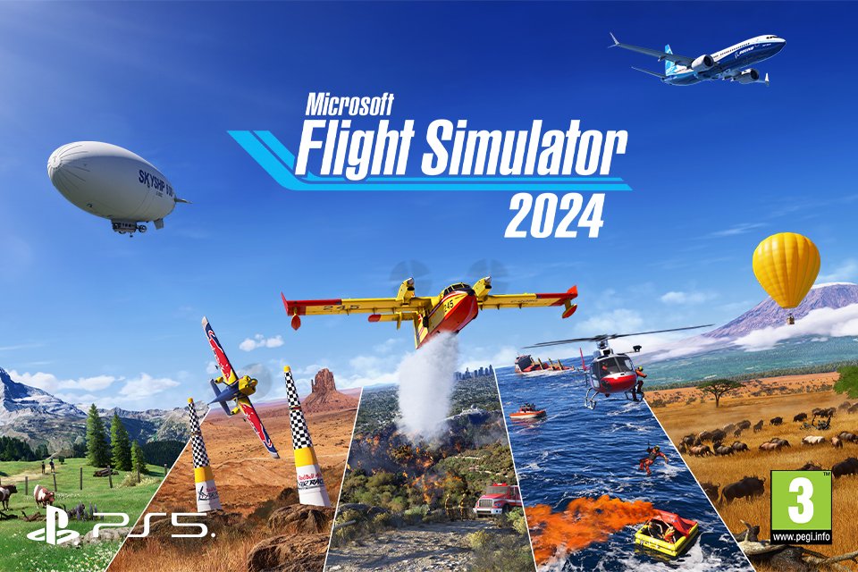 Microsoft Flight Simulator for the PS5.