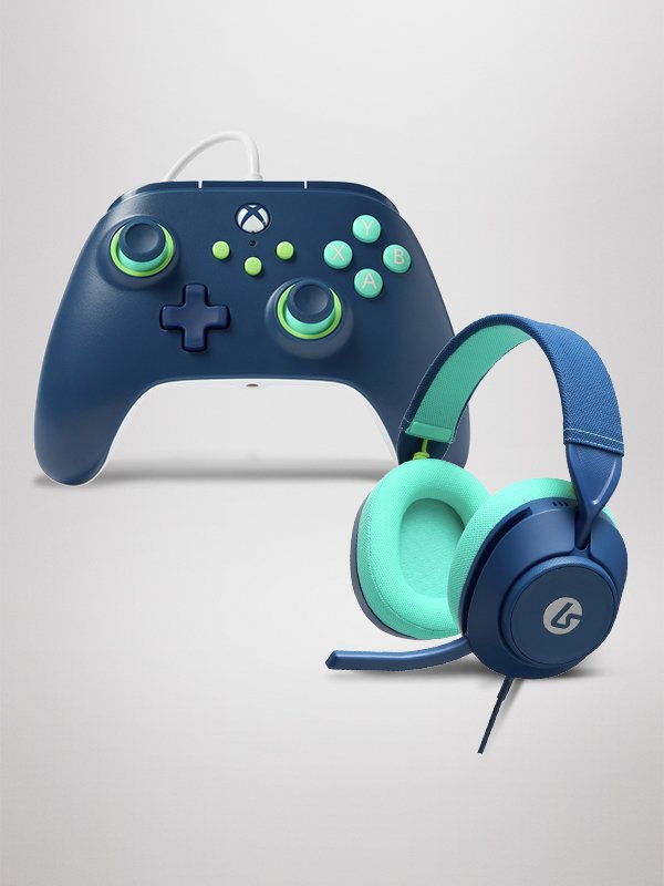 Colour matched gear, unstoppable style. Shop power a controllers & headsets.