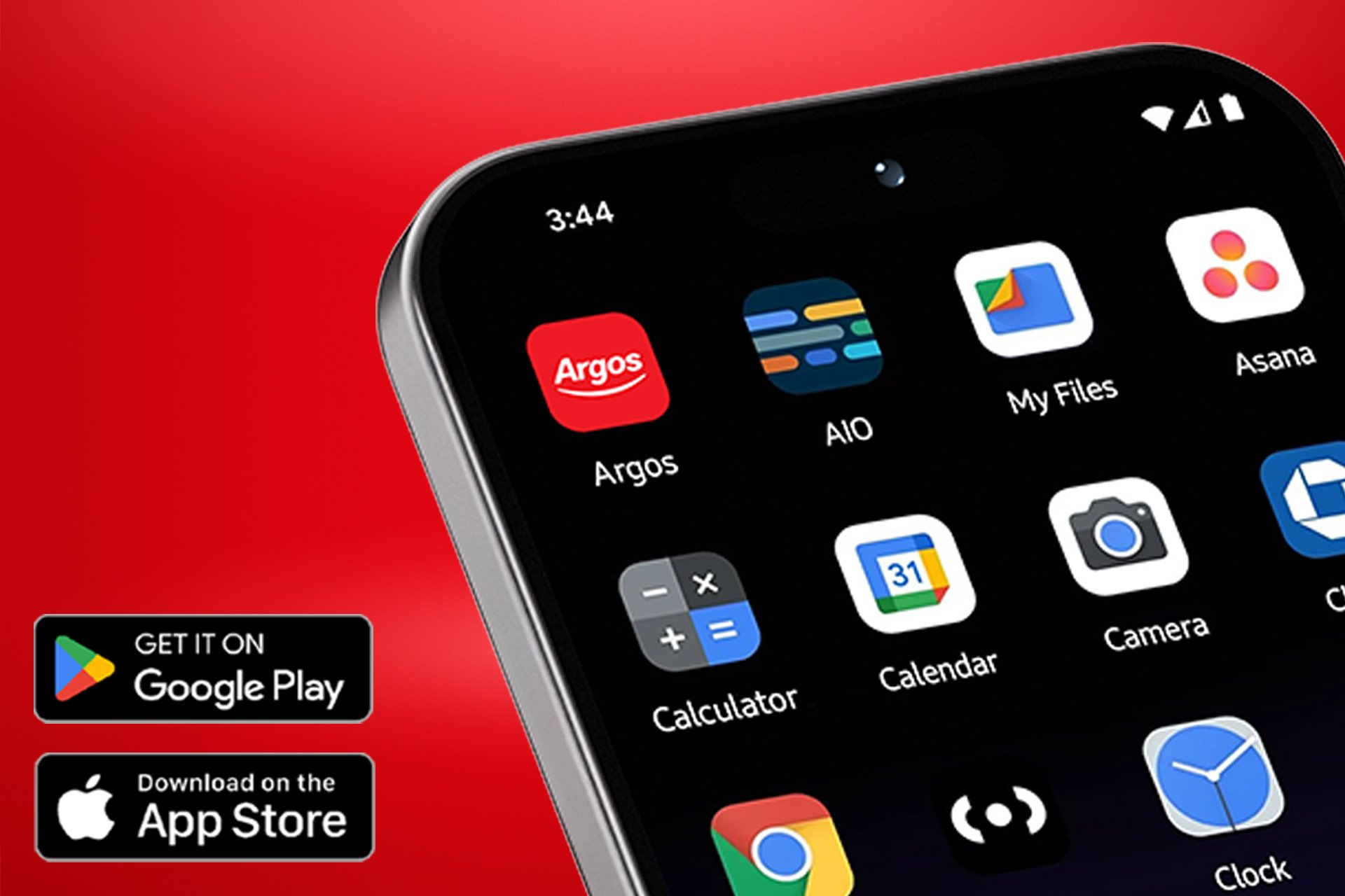 Express checkout with the Argos app.