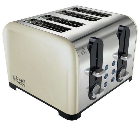 Buy Russell Hobbs 22403 Westminster 4 Slice Toaster Cream at Argos.co