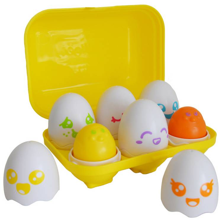 Tomy Hide and Squeak Eggs Activity Toy 0