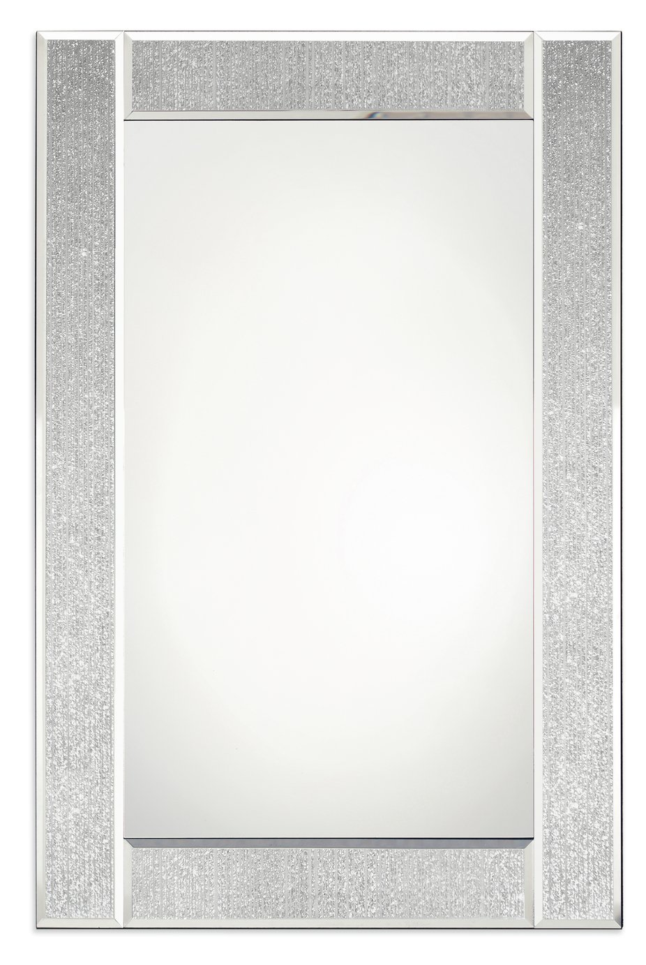 Innova Home Ascot Glitter Mirror - Silver