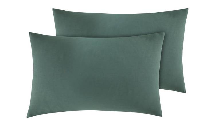 Buy Habitat Cotton Rich 180 TC Standard Pillowcase Pair Argos