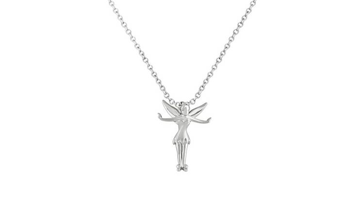 Disney Silver Coloured Tinkerbell Carded Pendant Necklace