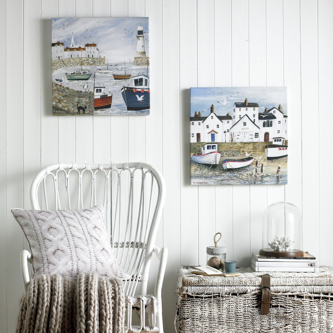 Art for the Home Harbourside Printed Canvas