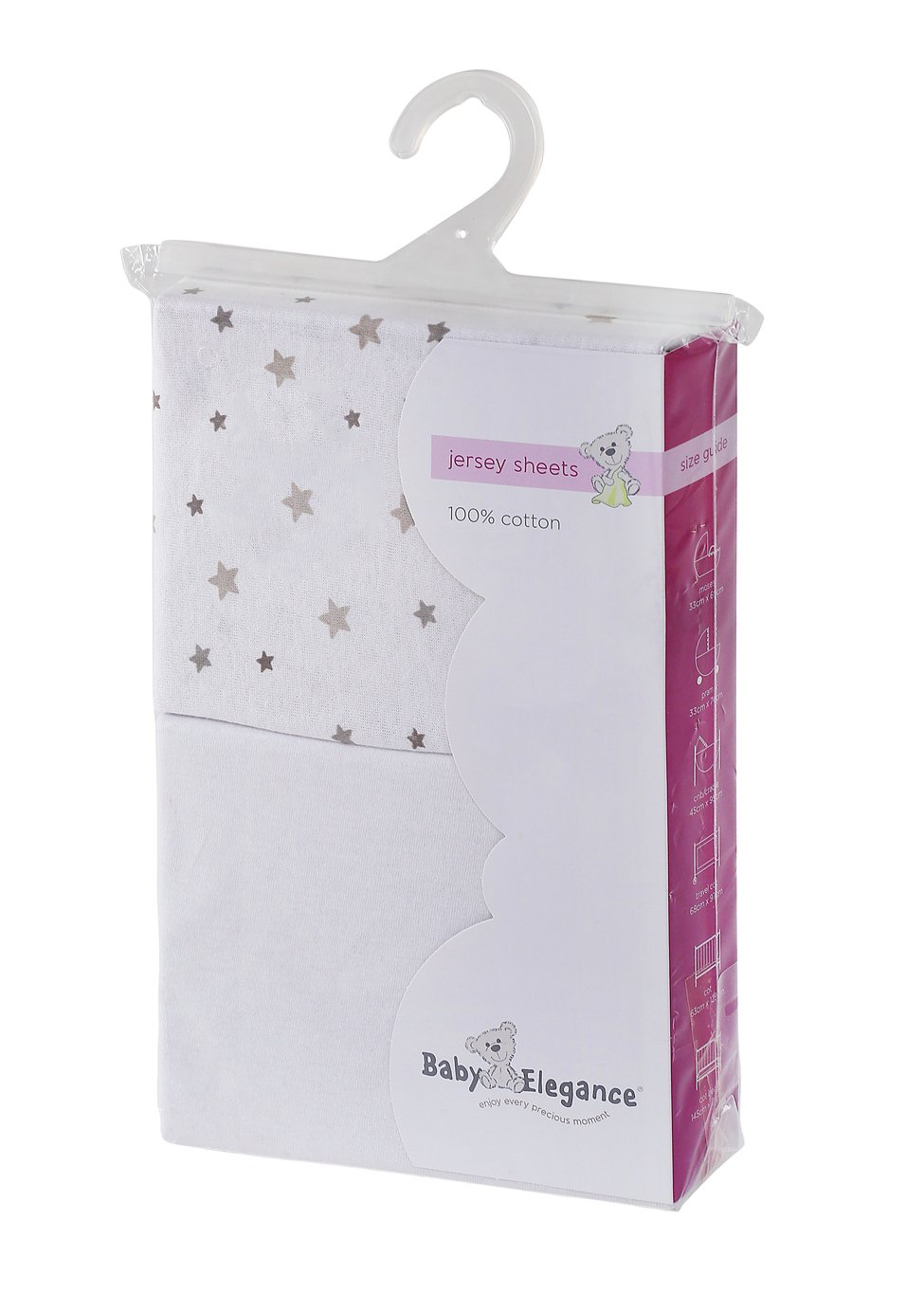 Baby Elegance Cot Size 2 Pack Jersey Sheets Review