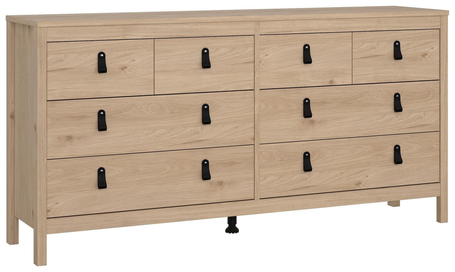 Tvilum Madrid 8 Drawer Chest - Oak