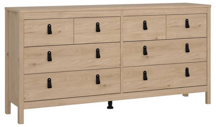 Tvilum Madrid 4+4 Drawer Chest - Oak