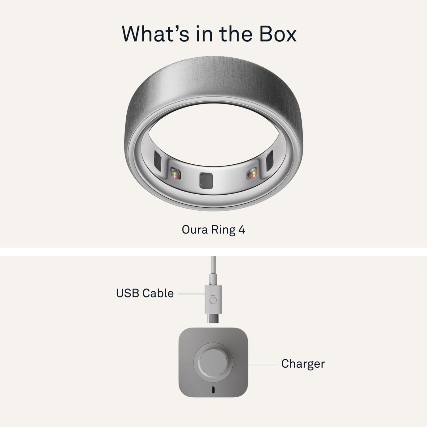 【8カ月使用】Oura Ring 4 Brushed Silver サイズ9 Buy Oura Ring 4 Bluetooth Smart Ring Brushed Silver - 4 | Fitness