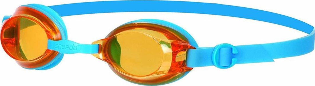 orange swimming goggles