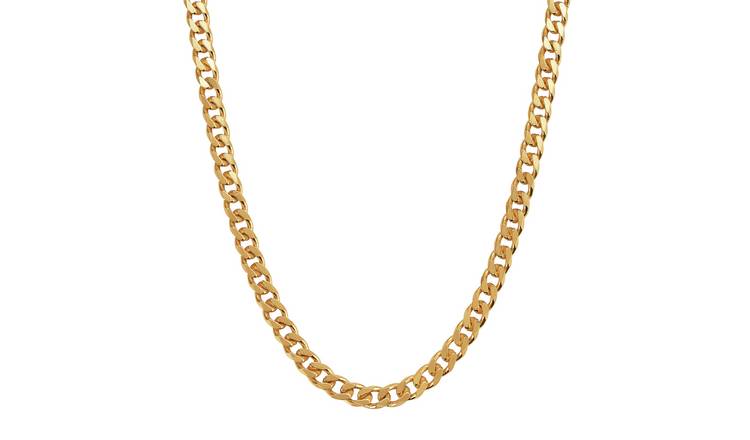 9ct gold curb hot sale chain 20 inches