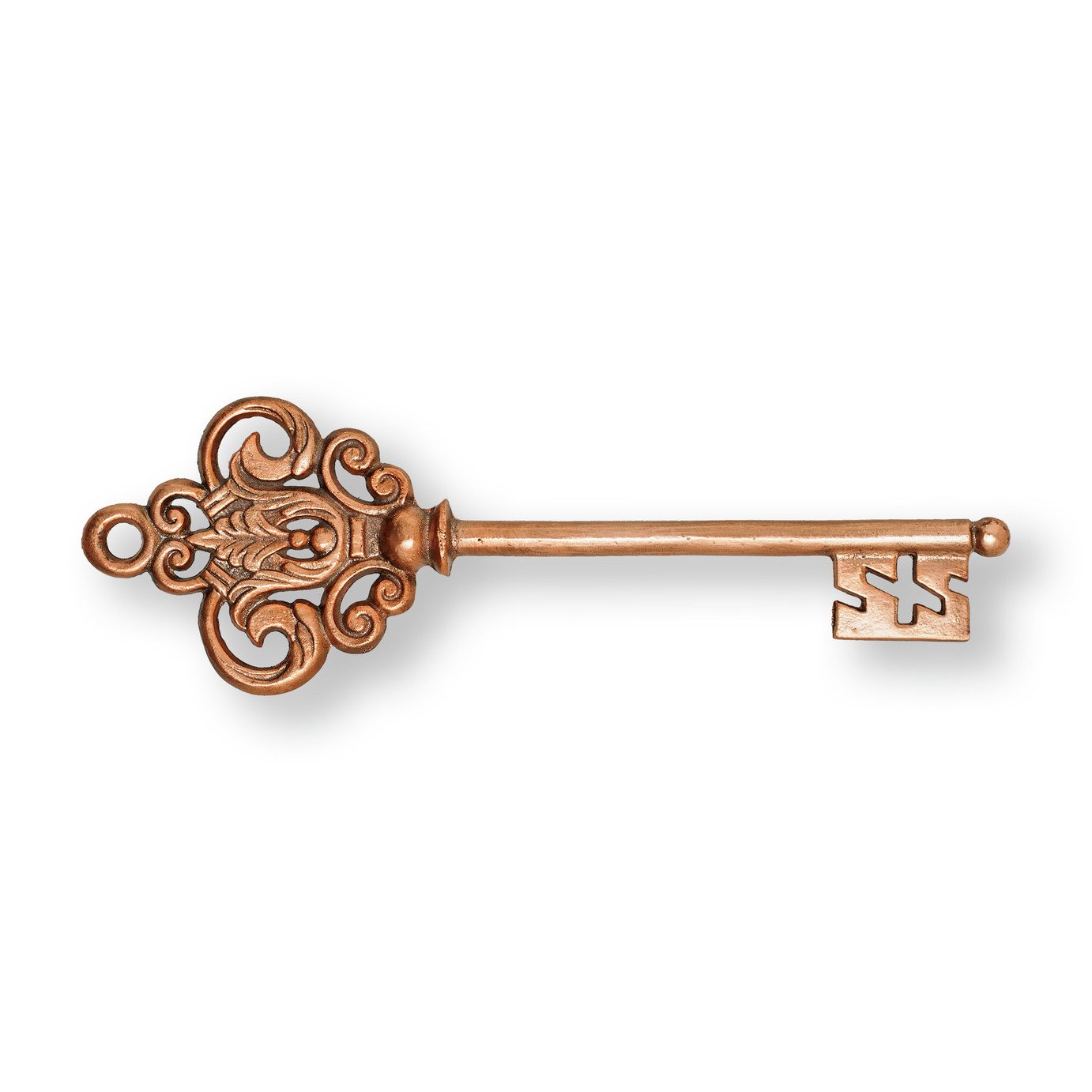 Art for the Home Rose Gold Castle Key Metal Wall Art