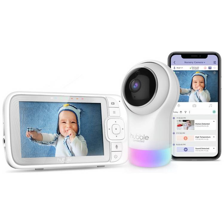 Hubble Nursery Pal Glow+ 5 Smart Video Baby Monitor 0