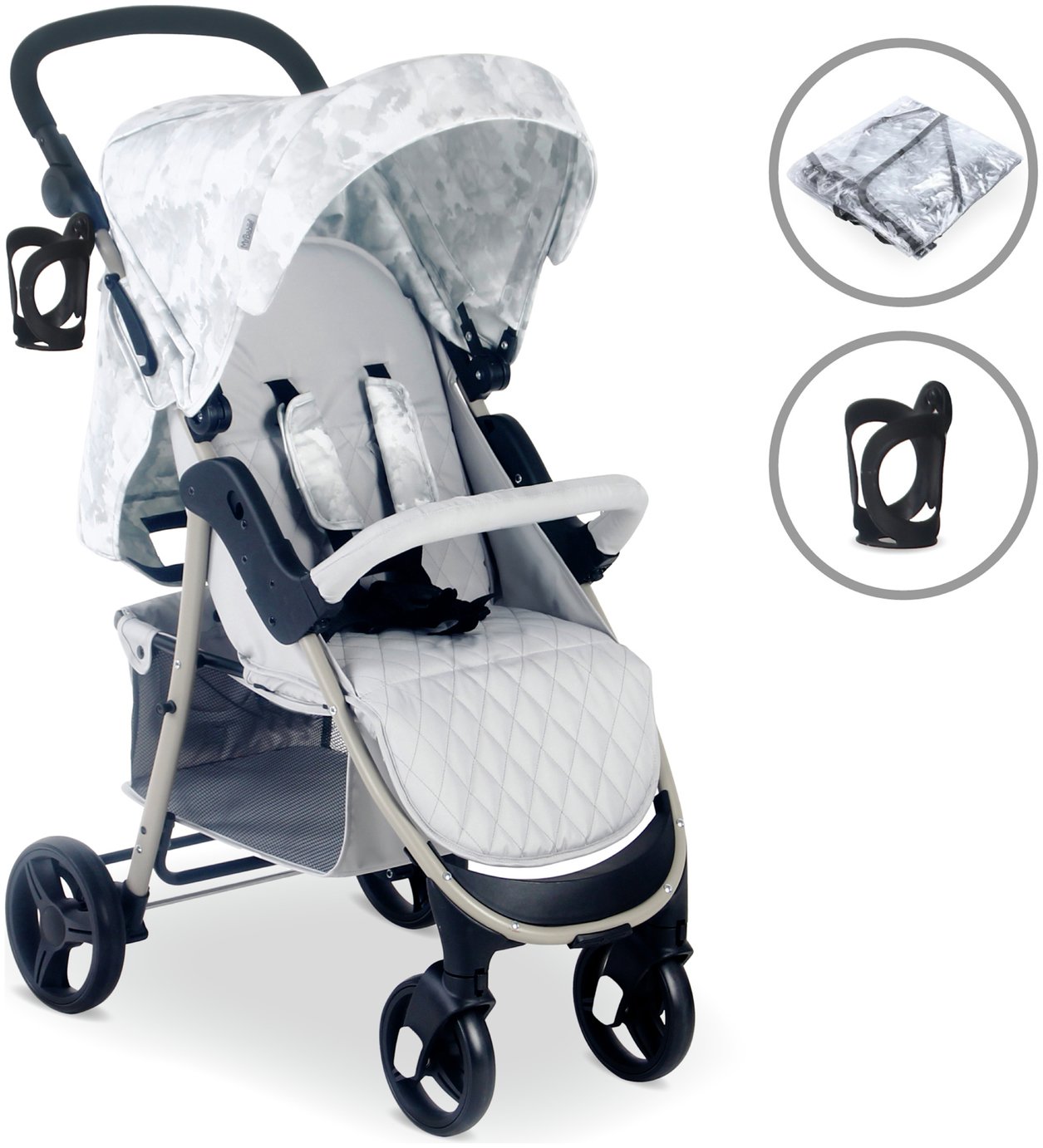 My Babiie MB30 Pushchair - Billie Faiers Grey Tie Dye