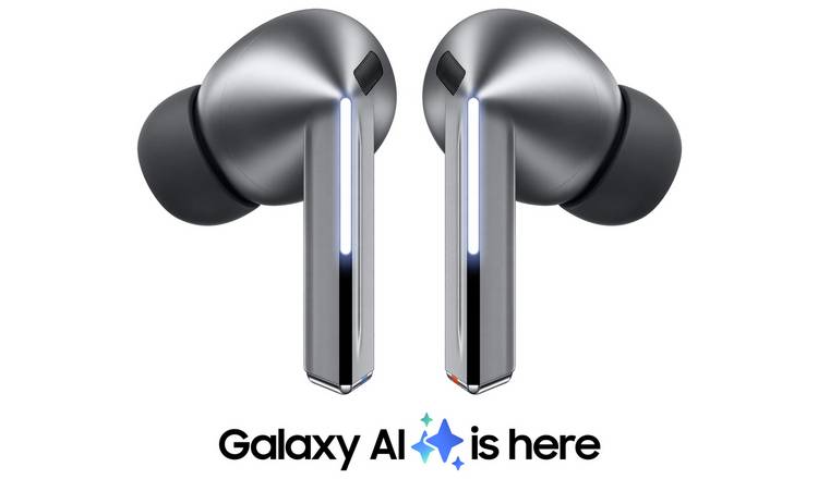 Buy Samsung Galaxy Buds3 Pro True Wireless Earbuds Silver Wireless headphones Argos